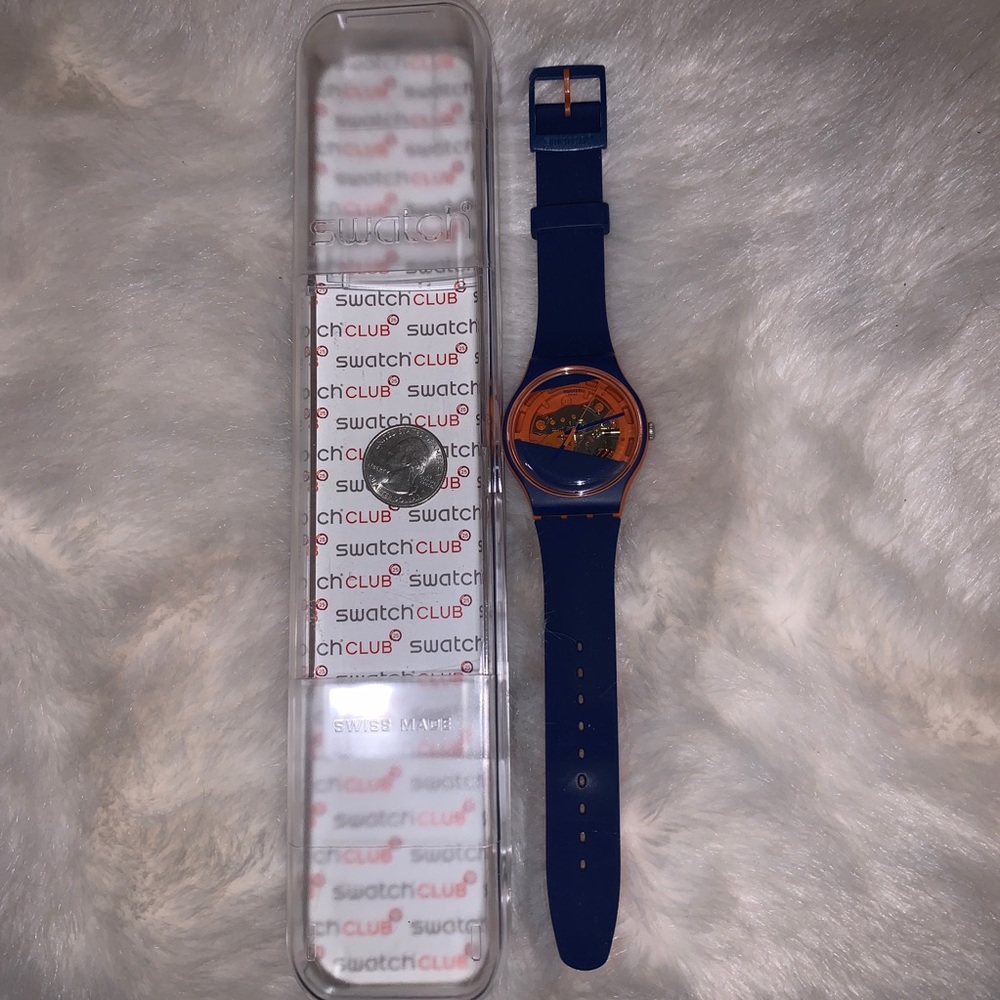 Swatch f/w15 myrtil-tech lacquered watch